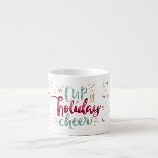 Ma Coupe de Fêtes Cheer Café de Fête Recette Mug (Devant)