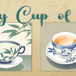 Ma coupe de théière<br><div class="desc">La My Cup of Tea Teapot vous permet de profiter de l'expérience classique de l'apéritif avec quatre tasses à thé délicates, prêtes à la dégustation. Les tasses sont installées sur un élégant arrière - plan doré ancien, ce qui en fait un complément charmant à toute cuisine ou fête du thé....</div>