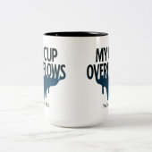 Ma coupe déborde Psaume 23:5 Mug (Centre)