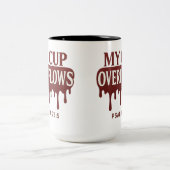 Ma coupe déborde Psaume 23:5 Mug (Centre)