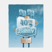 Ma couverture en polaire de 40e anniversaire (Devant)