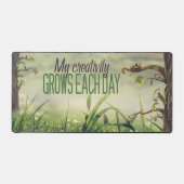 "Ma créativité grandit" Motivation Affirmation (Recto)