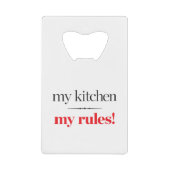 Ma cuisine, mes règles (Devant)