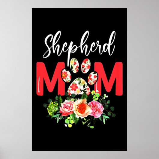 Ma Cute German Shepherd Poster (Voorkant)