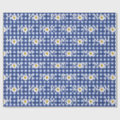 Ma Daisy op Gingham Cadeaupapier (Vlak)