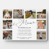 Ma Definition Moederdag Photo Collage Keepomwille Fotoplaat (voorkant)