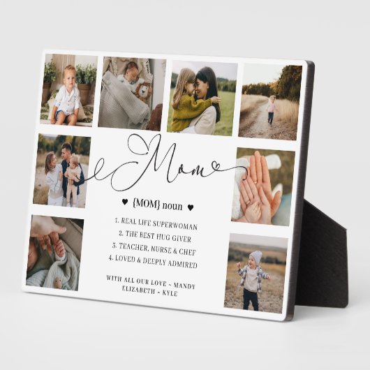 Ma Definition Moederdag Photo Collage Keepomwille Fotoplaat (Zijkant)