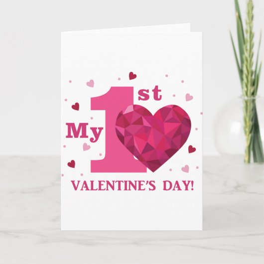 Ma ?ère carte de voeux de Saint-Valentin (Devant)