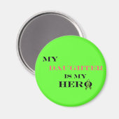 Ma Fille Est Mon Héros Magnet (Recto/Verso)