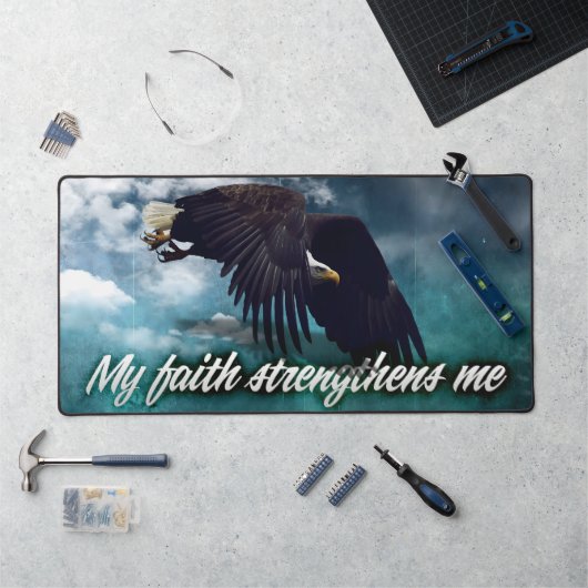 "Ma foi me renforce" Motivation Affirmation (Poste de travail)