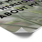 Ma Grâce Est Motivationnelle Bible Verset Poster (Coin)