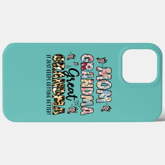 Ma Grootma, ik blijf gewoon weg. Case-Mate iPhone Case (Achterkant (horizontaal))