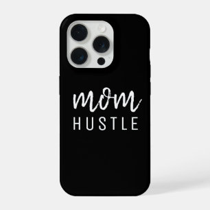 Ma Hustle   Modern Script Black Moederdag iPhone 15 Pro Hoesje
