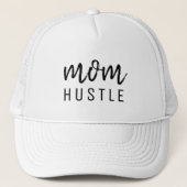 Ma Hustle | Modern Stijlvol Moederdag Trucker Pet (Voorkant)