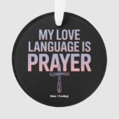 Ma Langue D'Amour Est La Prière Jésus Conception C (devant)