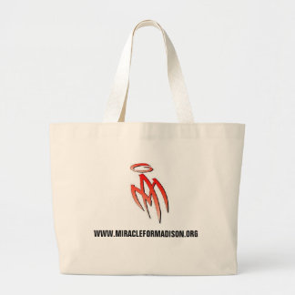 MA - logo, WWW.MIRACLEFORMADISON.ORG Grote Tote Bag