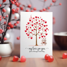 Ma love grandit - Carte de la Saint-Valentin Heart