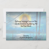 Ma lumière Carte de remerciements 0916 (Dos)