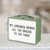 Ma lunchbox apporte tous les snacks à la cour
