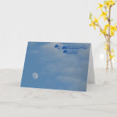 Ma Lune de jour - Carte de voeux (Fleur jaune)