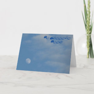 Ma Lune de jour - Carte de voeux