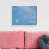 Ma Lune de jour - Toile enveloppée de brillance de (Insitu(Salon))
