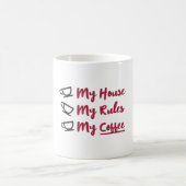 Ma Maison Mes Règles Mon Café Mug (Centre)