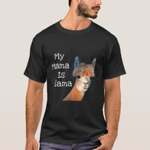 Ma maman est lama t-shirt pour maman amoureux d'a