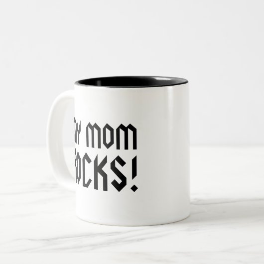 Ma maman Rocks ! Café Mug (Devant gauche)