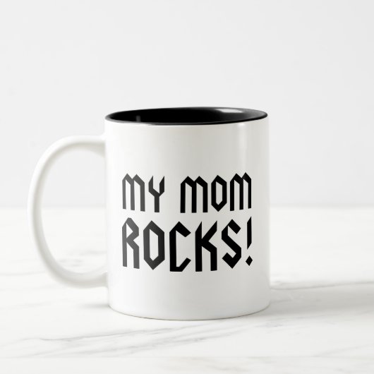 Ma maman Rocks ! Café Mug (Gauche)