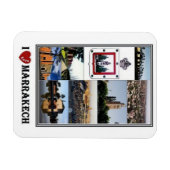 MA Maroc - Marrakech - I Love Mosaic - Magnet (Horizontal)