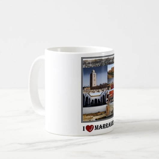 MA Maroc - Marrakech - Mug de café (Devant gauche)