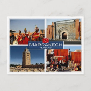 MA Marokko - Marrakech - Briefkaart