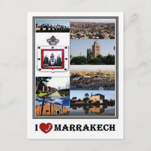 MA Marokko - Marrakech Briefkaart