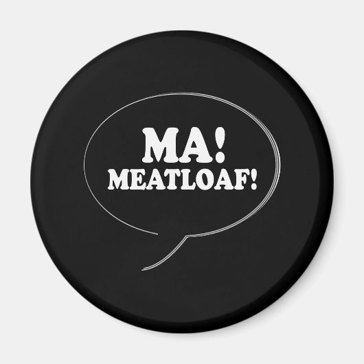 MA - MEATLOAF MAGNEET (Voorkant)