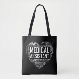 MA Medical Assistant Heart Love T Shirt Gift Clini Draagtas