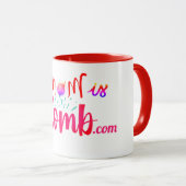 Ma mère est la bombe de café Mug (Devant droit)