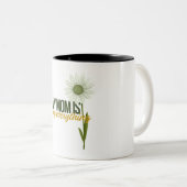 ma mère est mon mug tout - cœur touchant mère (Devant droit)