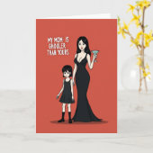 Ma Mère Est Plus Cool Que La Vôtre Carte (Fleur jaune)