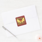 Ma Mère Est Un Sticker Carré Angel (Enveloppe)