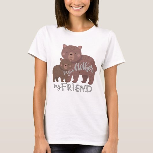 Ma mère Mon ami T-shirt (Devant)