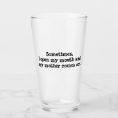 Ma mère sort du verre (Devant)