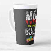 Ma Mijn winkelboeddy - Happy Moederdag Latte Mok (Linkerhoek)