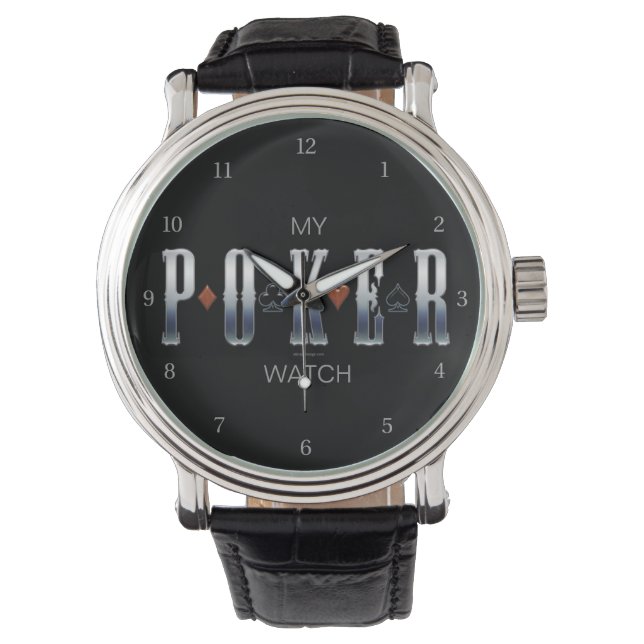 Ma montre de poker (devant)