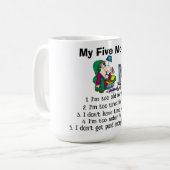 Ma Mug de café Cinq Humeurs (Devant gauche)