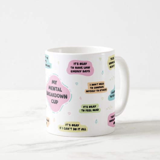 Ma Mug De Décomposition Mentale. (Devant droit)