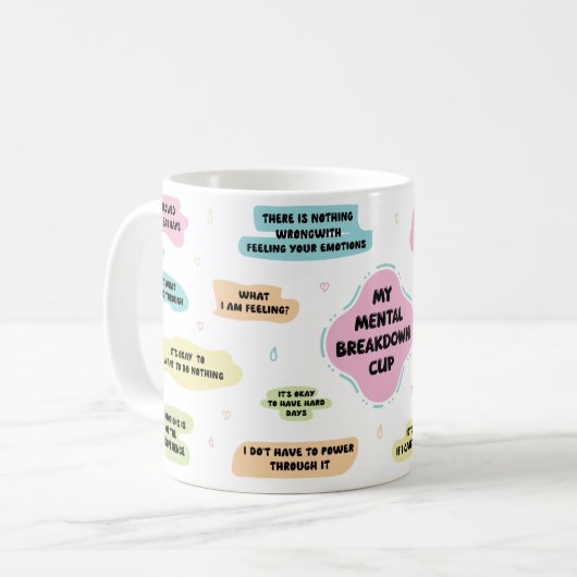 Ma Mug De Décomposition Mentale. (Devant gauche)