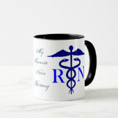 Ma Mug D'Infirmière Préférée (Personnaliser) (Devant droit)