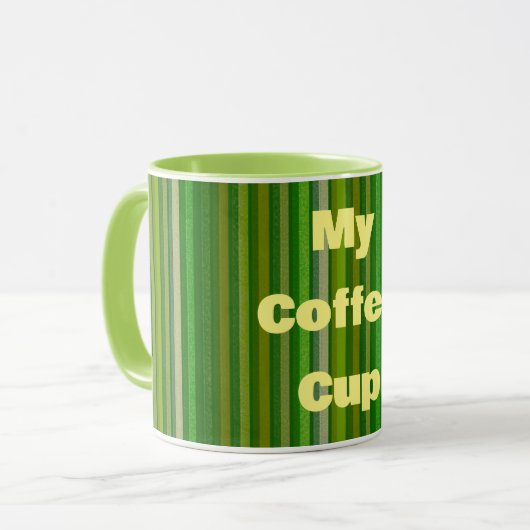 Ma Mug Retro Gratté Vert Coupe De Café (Devant gauche)
