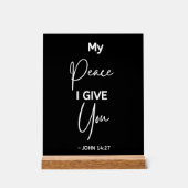 Ma Paix Je Vous Donne Citation Jésus (Recto)